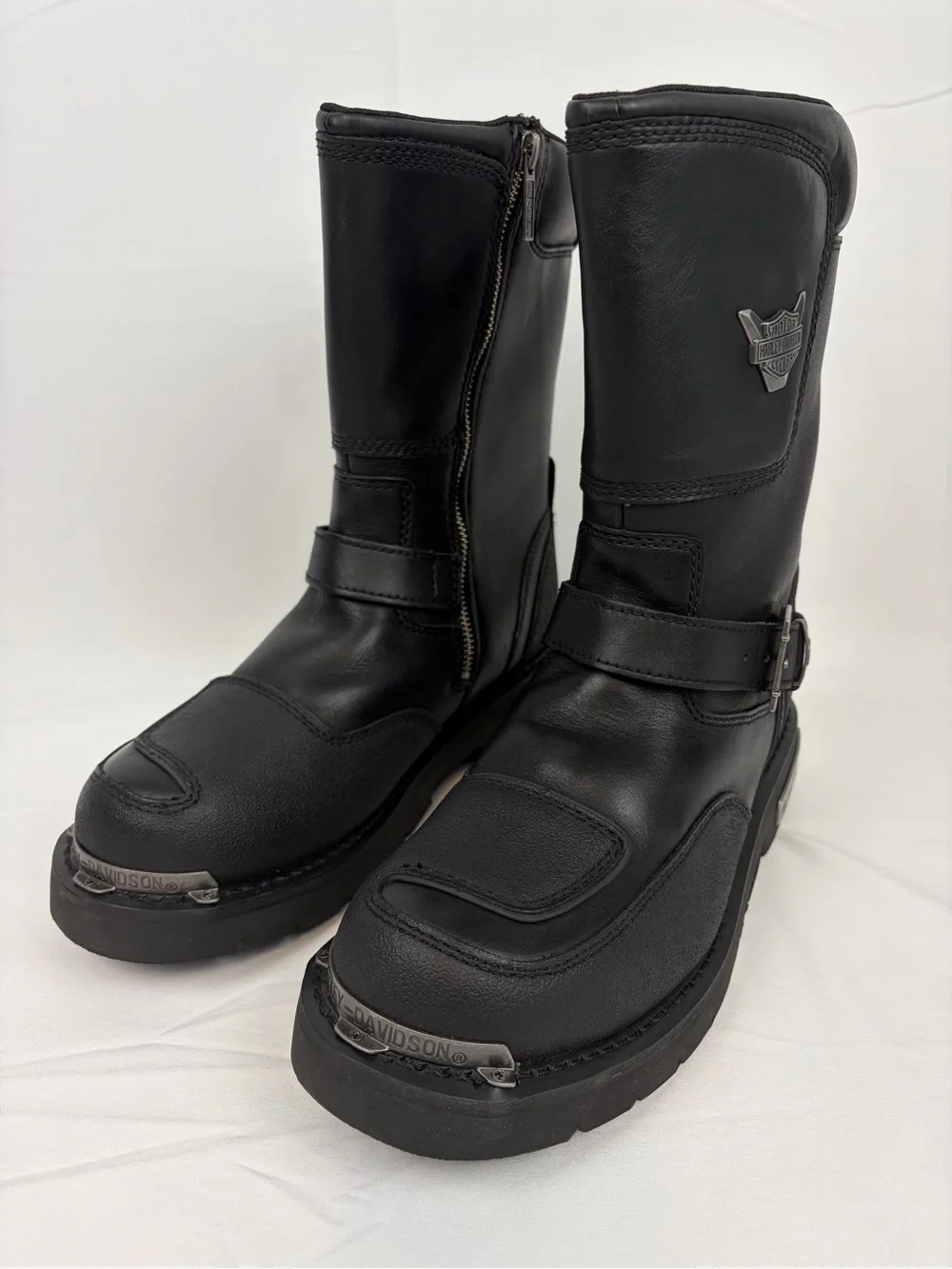 Harley-Davidson Shift Engineer Motorcycle Riding Boots Men’s 9 Black Leather
